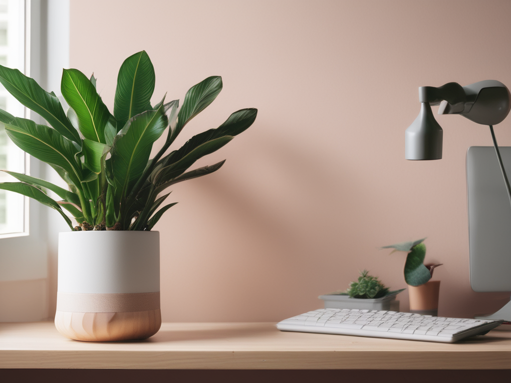 Plant in Home Office